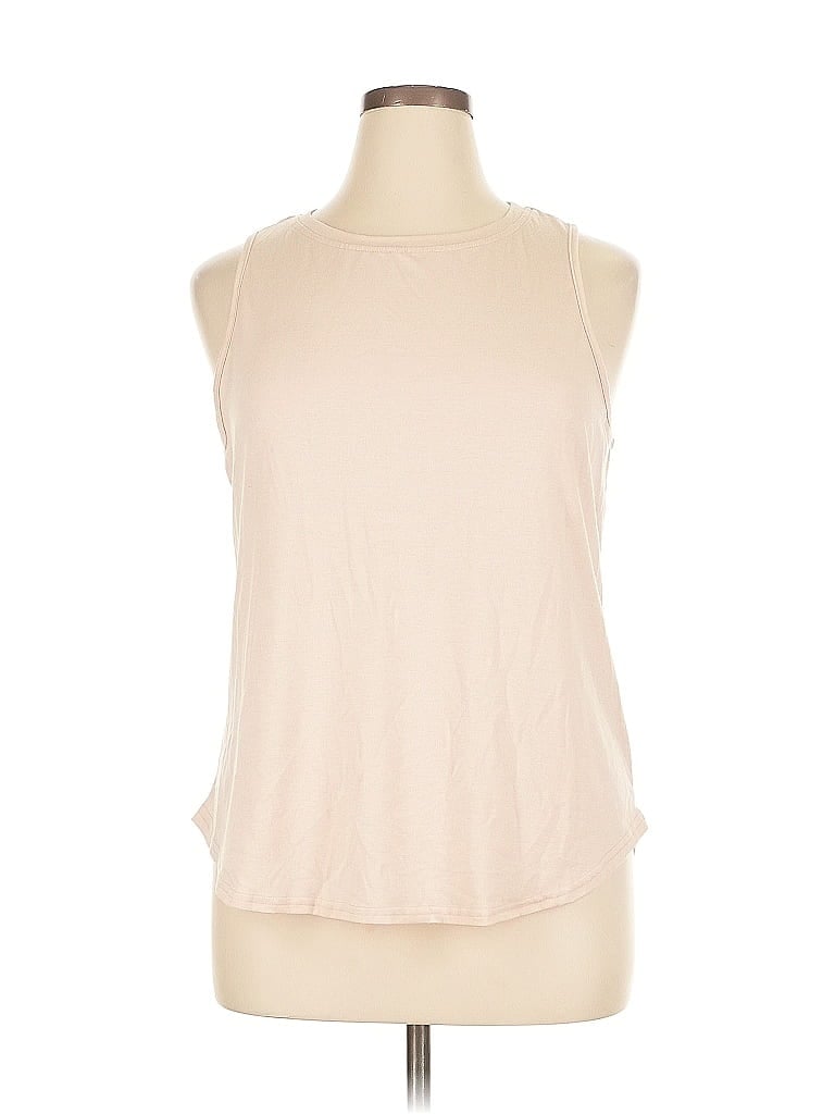 Pre-owned Unbranded Sleeveless T-shirt In Orange