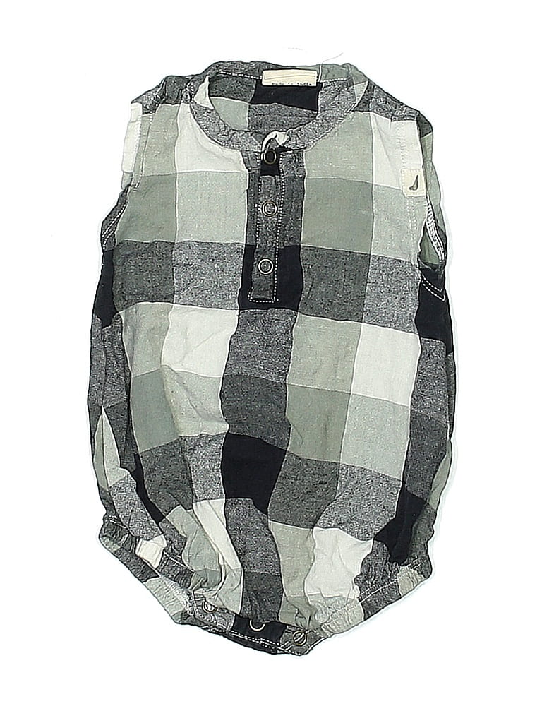 Pre-owned Turtledove London Babies' Short Sleeve Onesie In Green