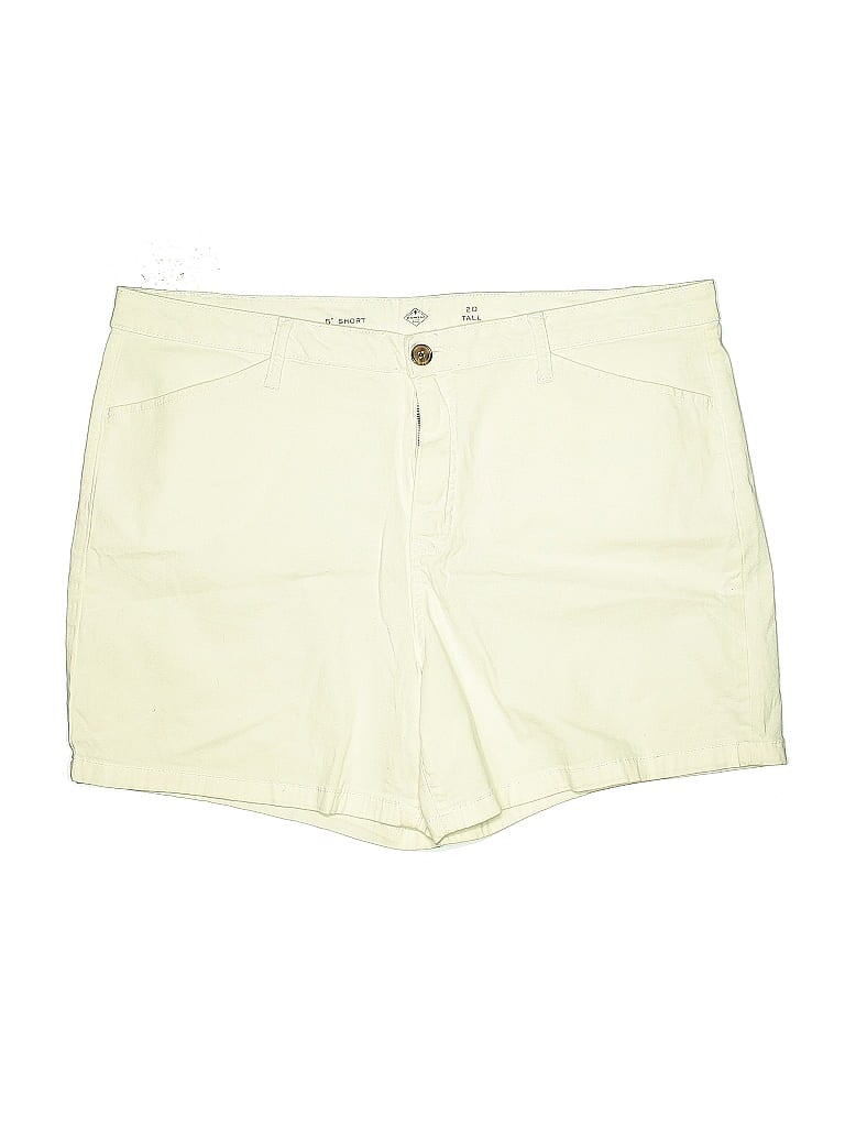 Click to view more detailed imagery on our partner's website Pre-owned St. John's Bay Khaki Shorts In White
