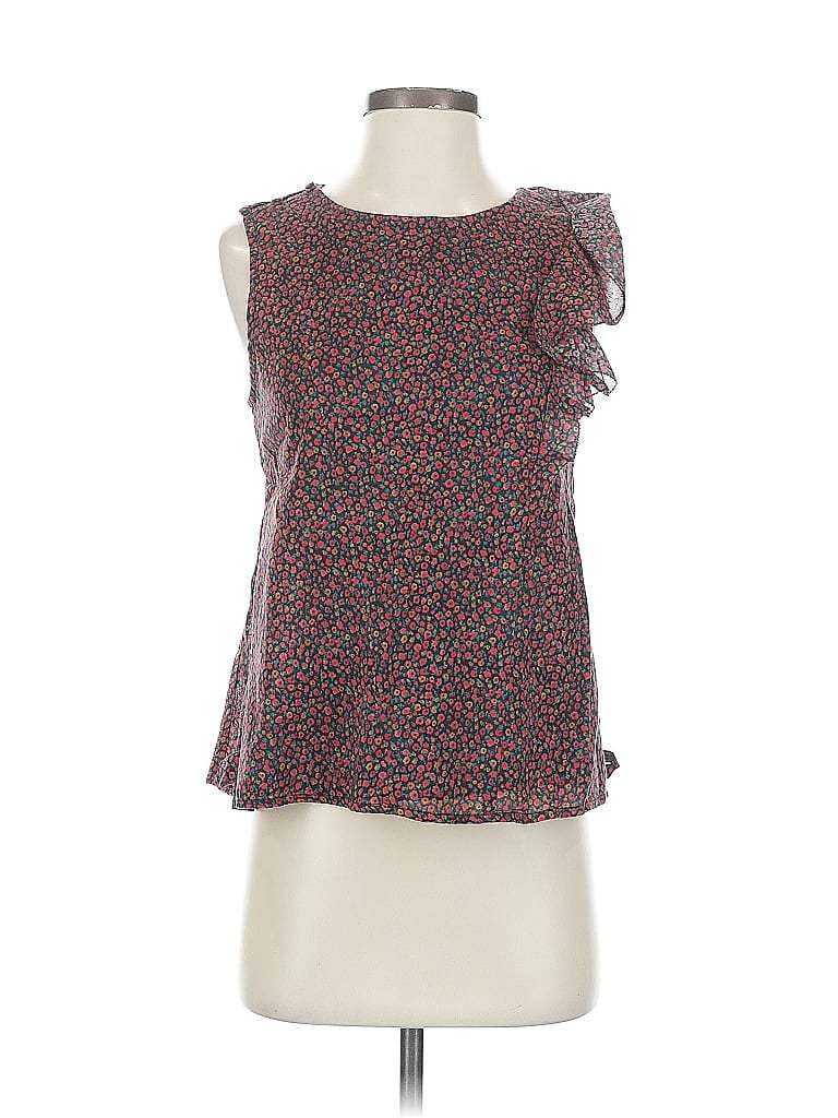Pre-owned Band Of Outsiders Sleeveless Blouse In Red