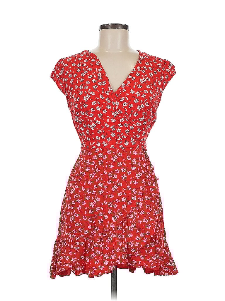 Pre-owned J.crew Mercantile Casual Dress In Red
