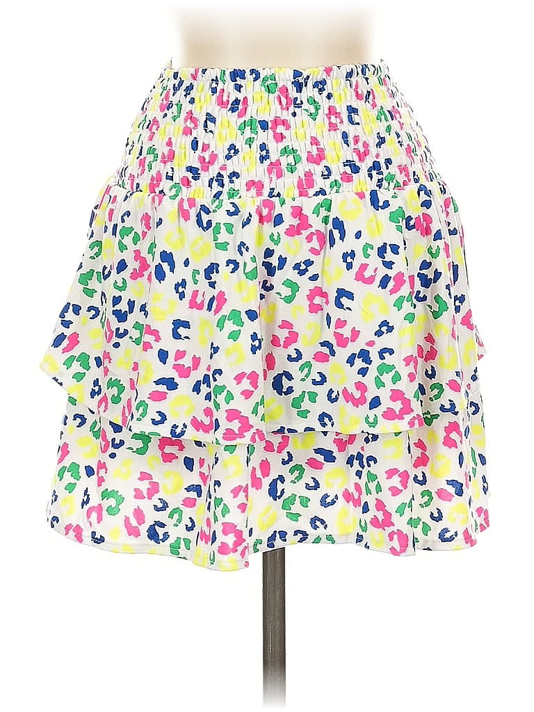 Pre-owned Cabana By Crown & Ivy Casual Skirt In Yellow