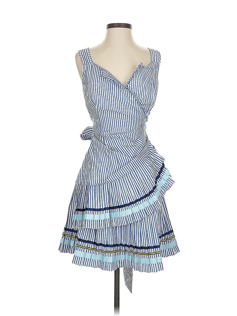 Pre-owned Tanya Taylor Cocktail Dress In Blue