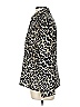 Doncaster Collection Animal Print Black Tan Long Sleeve Blouse Size 10 - photo 5