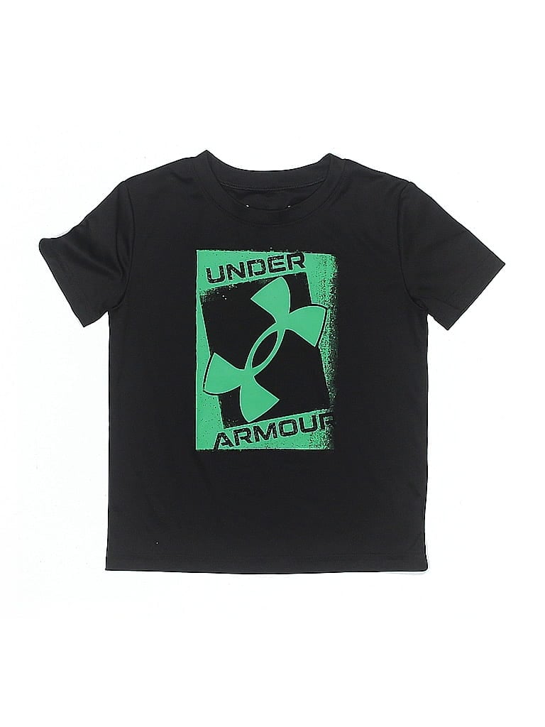 Pre-owned Under Armour Kids' Short Sleeve T-shirt In Black