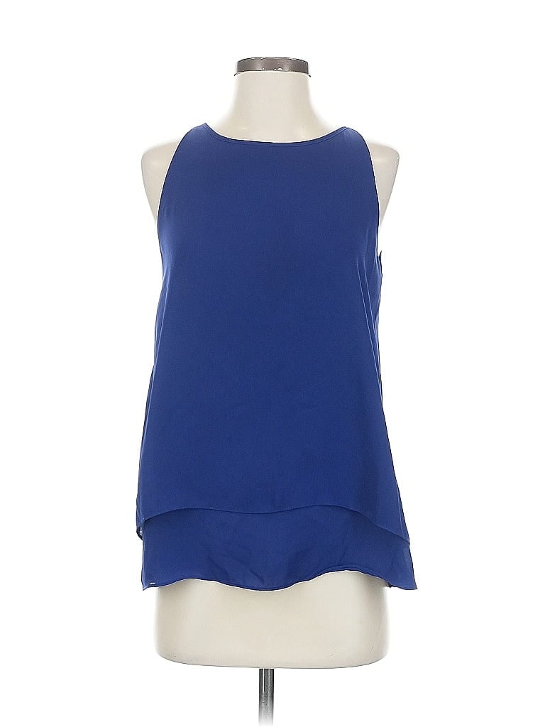 Pre-owned Willi Smith Sleeveless Blouse In Blue