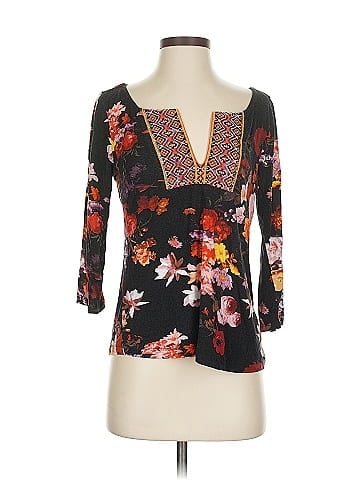 A Common Thread 3/4 Sleeve Blouse (view 1)