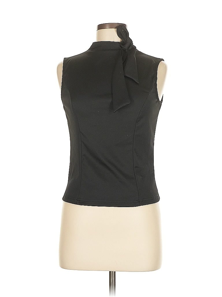 Pre-owned Shein Sleeveless Blouse In Black