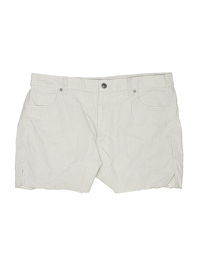 Pre-owned Aerie Khaki Shorts In White