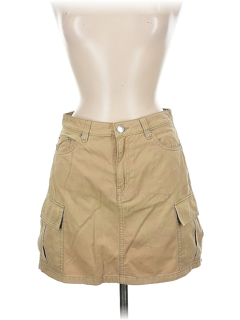 Pre-owned Divided By H&m Casual Skirt In Brown