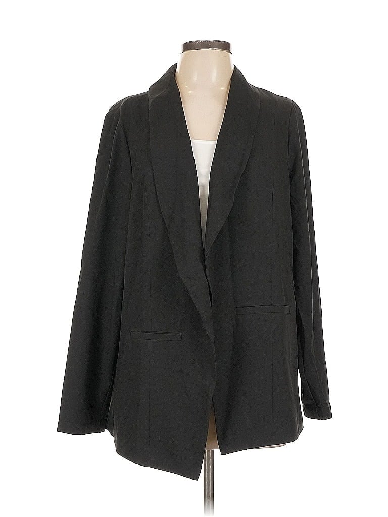 Pre-owned Studio By Torrid Blazer Jacket In Black