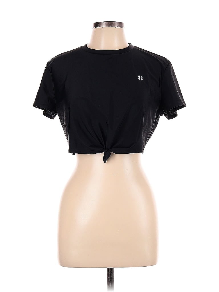 Pre-owned Sports Illustrated Active T-shirt In Black