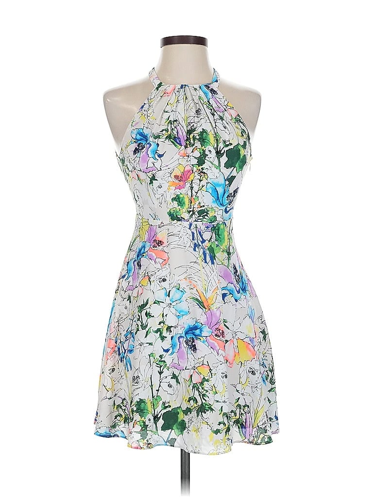Pre-owned Express Cocktail Dress In White