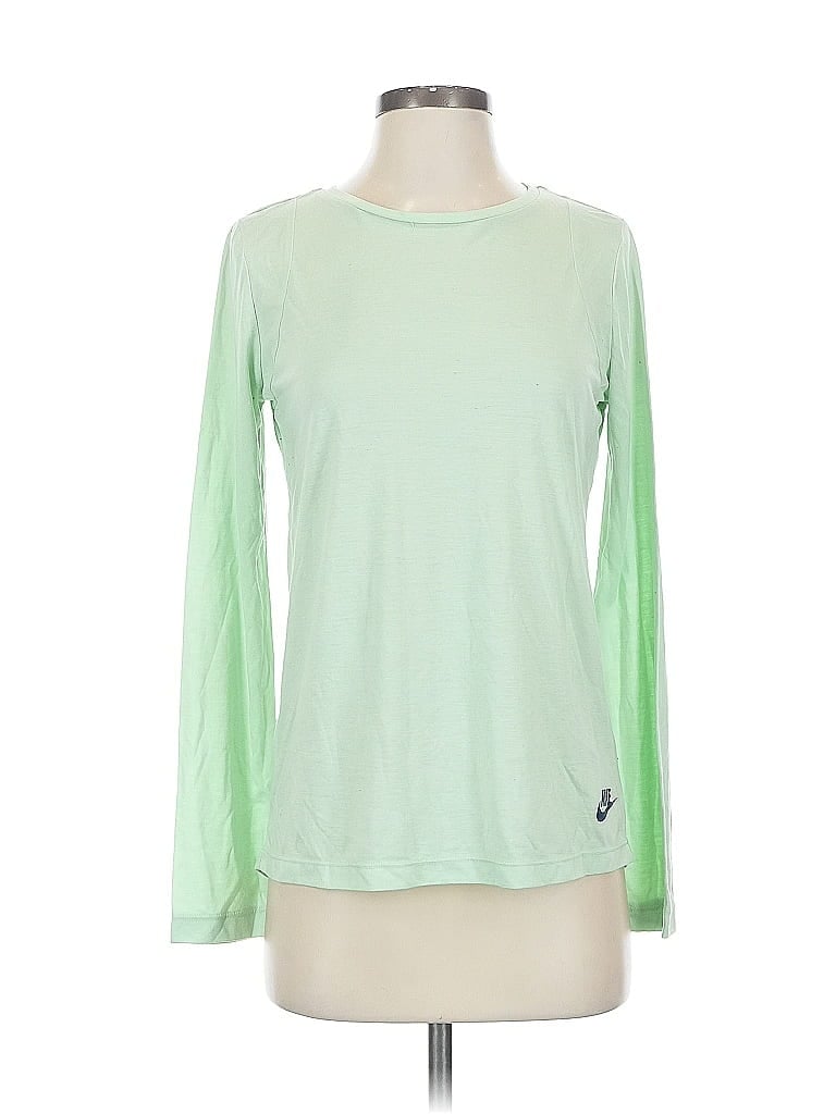 Pre-owned Nike Long Sleeve T-shirt In Green