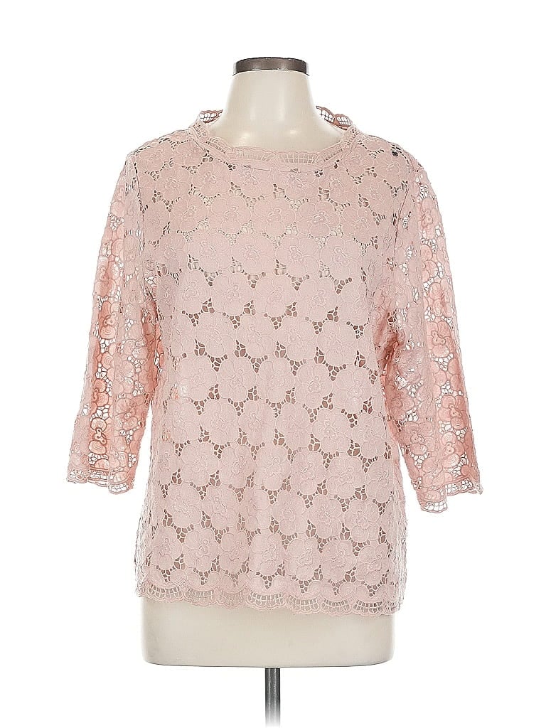 Pre-owned Collection 3/4 Sleeve Blouse In Pink