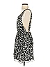 BCBGeneration 100% Recycled Polyester Animal Print Black Casual Dress Size S - photo 5