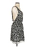 BCBGeneration 100% Recycled Polyester Animal Print Black Casual Dress Size S - photo 4