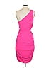 Leith Solid Pink Cocktail Dress Size S - photo 2