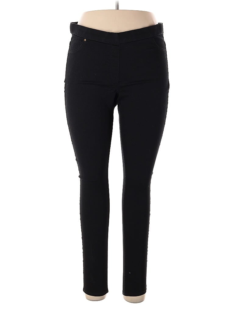 Pre-owned H&m Active Pants In Black