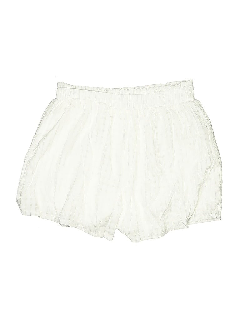 Pre-owned Shein Curve Shorts In White