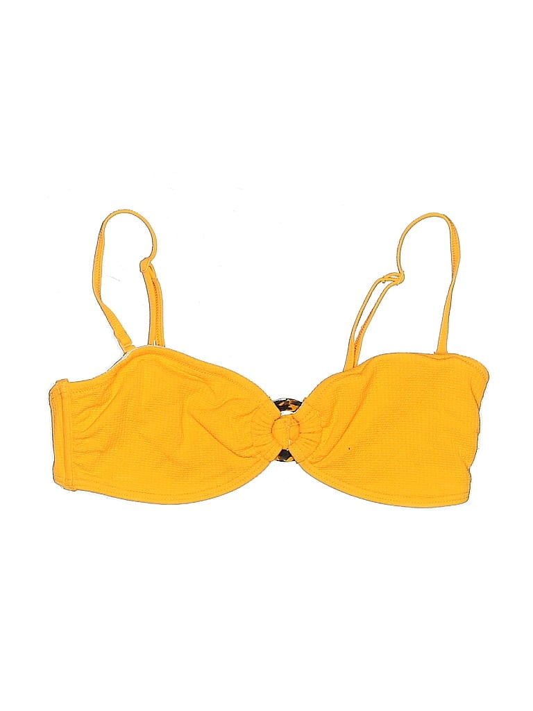 Pre-owned Roxy Swimsuit Top Yellow Swimwear