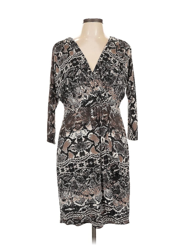 Pre-owned Muse Cocktail Dress In Brown