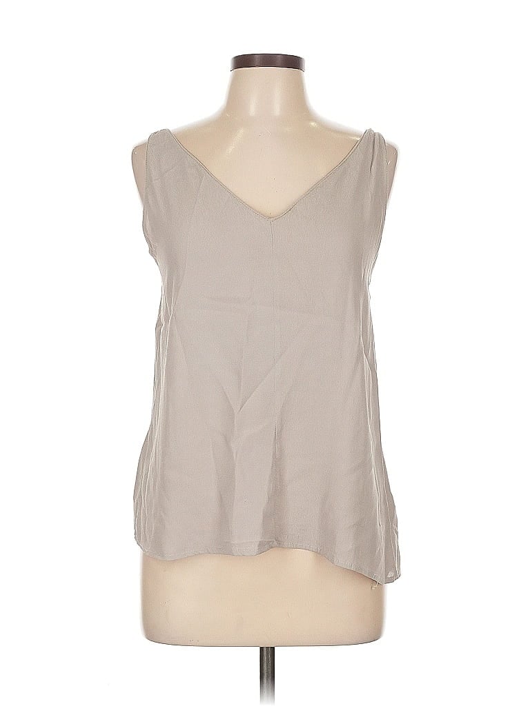Click to view more detailed imagery on our partner's website Pre-owned Grade & Gather Sleeveless Top Gray V Neck Tops