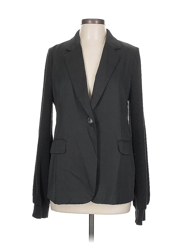 Pre-owned Doe & Rae Blazer Jacket In Black