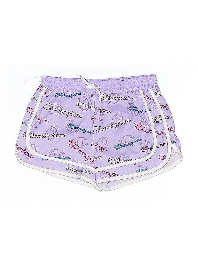 Pre-owned Champion Kids' Athletic Shorts In Purple
