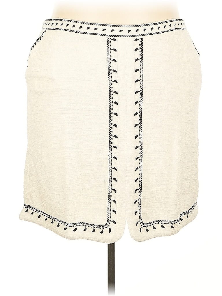 Left Coast By Dolan Casual Skirt In White