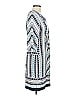 Sandra Darren Print Blue Casual Dress Size 6 - photo 4