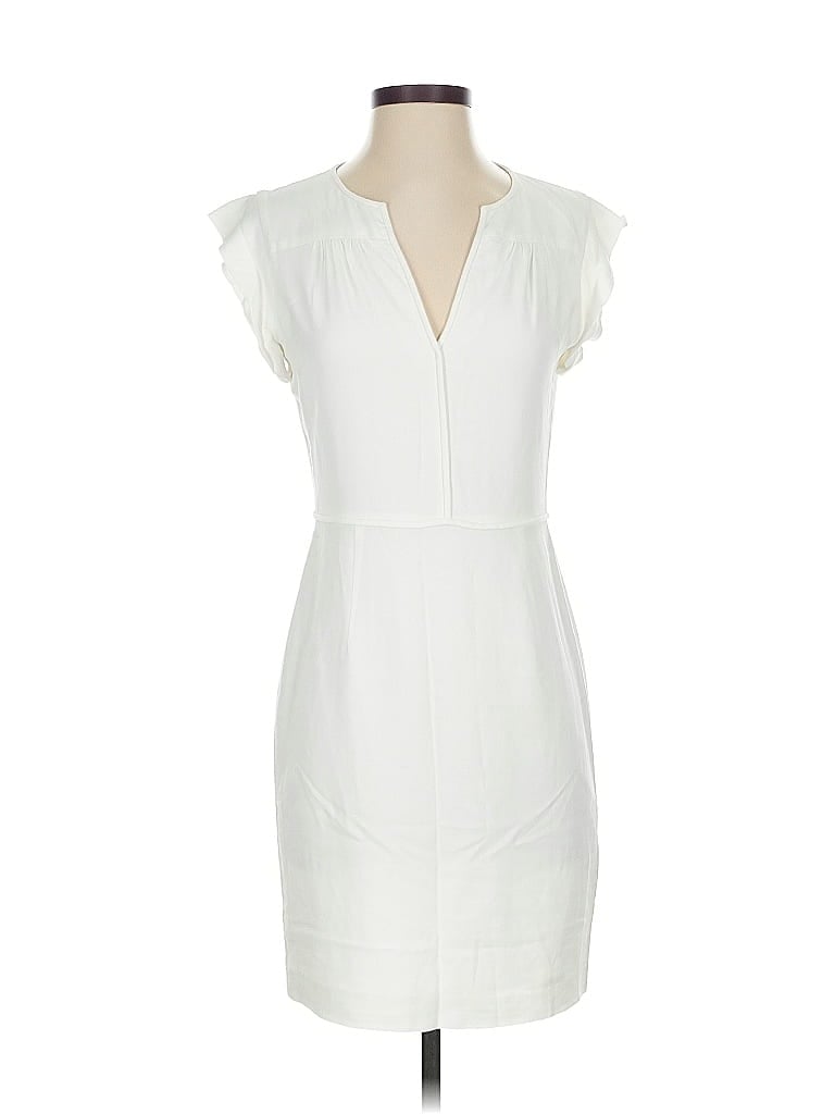 Pre-owned Theory Cocktail Dress In White