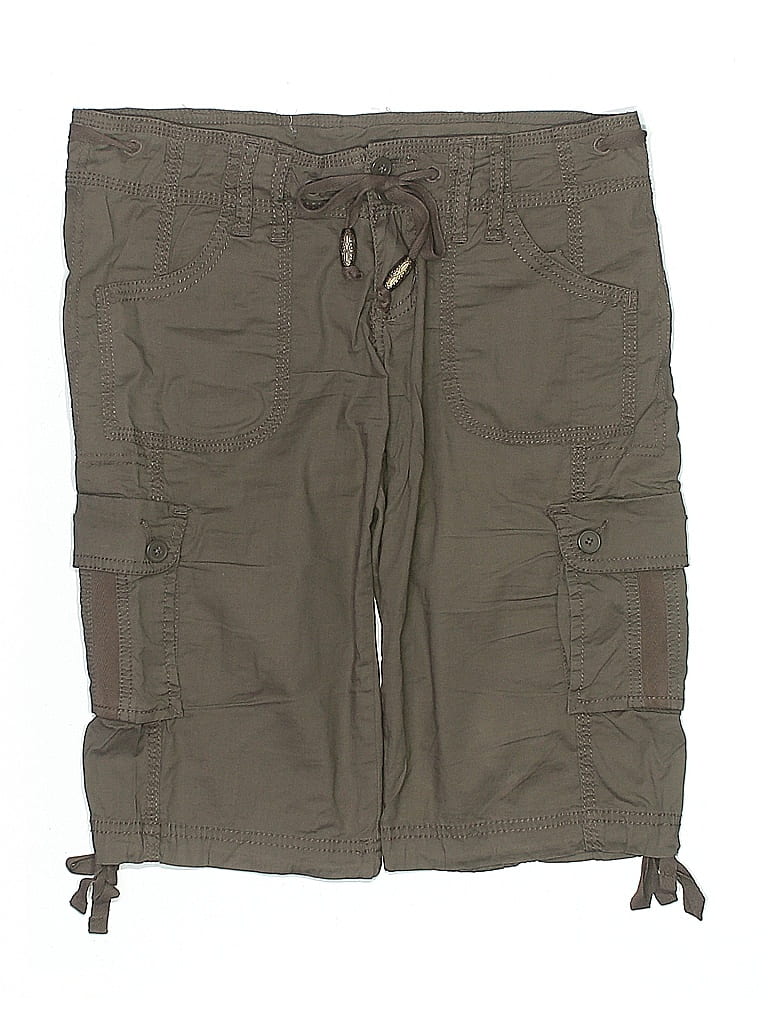 Pre-owned Unbranded Cargo Shorts In Green