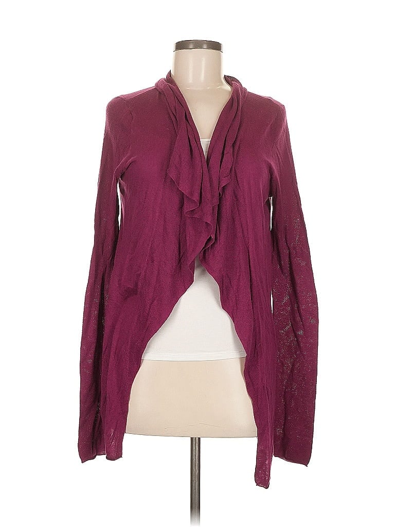 Pre-owned Gap Cardigan Sweater In Burgundy