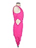 Leith Solid Pink Cocktail Dress Size S - photo 4