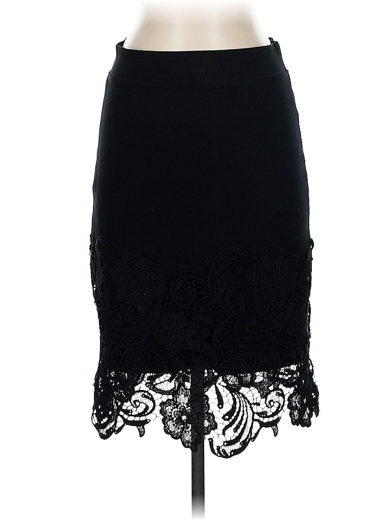 Pre-owned Haute Monde Formal Skirt In Black