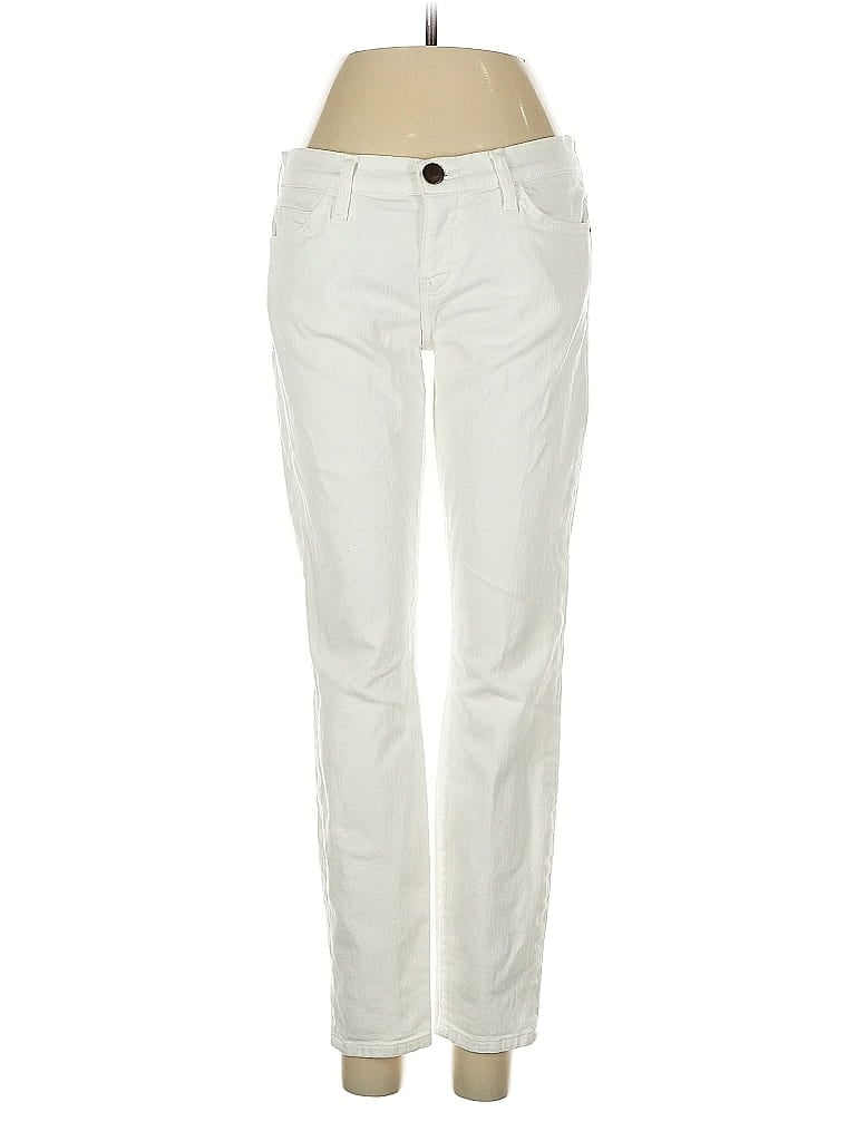 Pre-owned Current Elliott Jeans In White