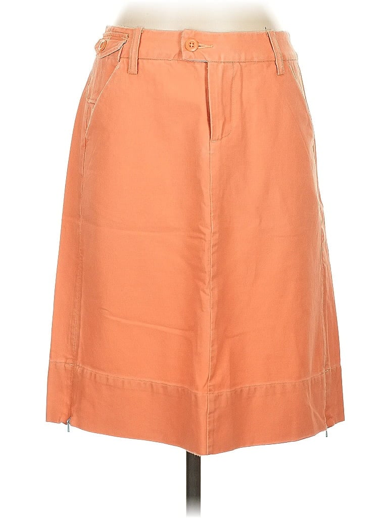 Pre-owned Unbranded Casual Skirt In Orange