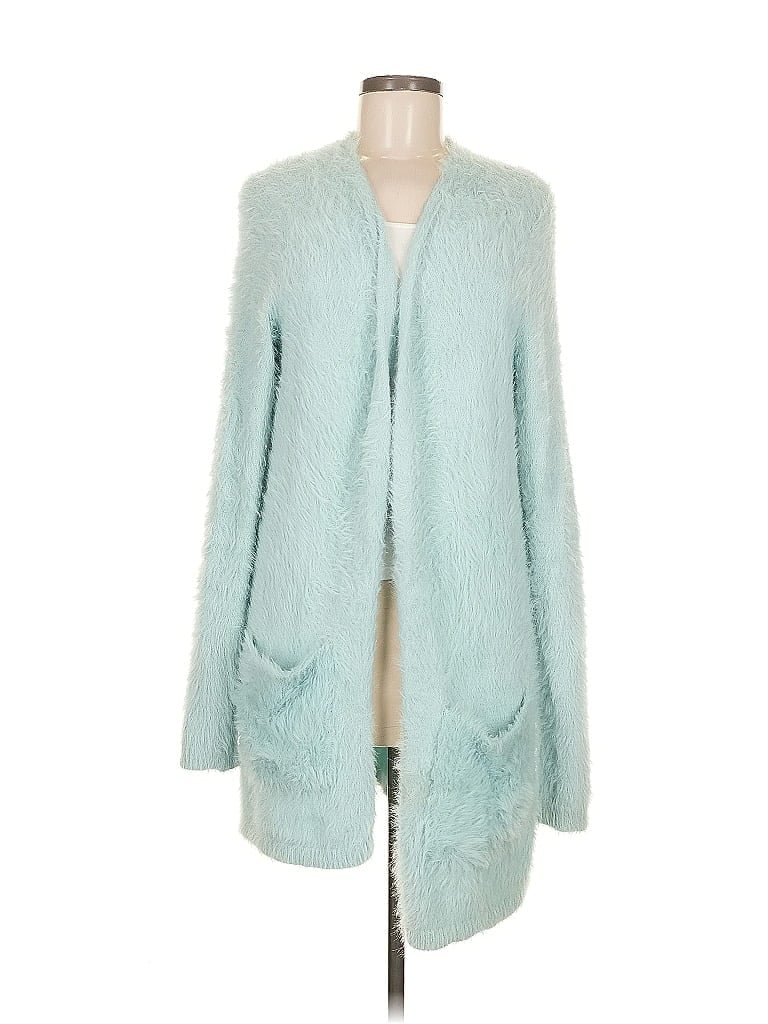 Pre-owned Colleen Lopez Cardigan Sweater In Blue