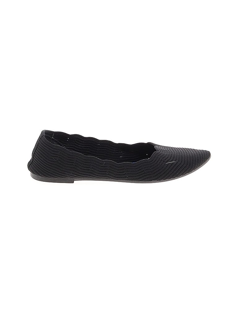 Pre-owned Unbranded Flats In Black