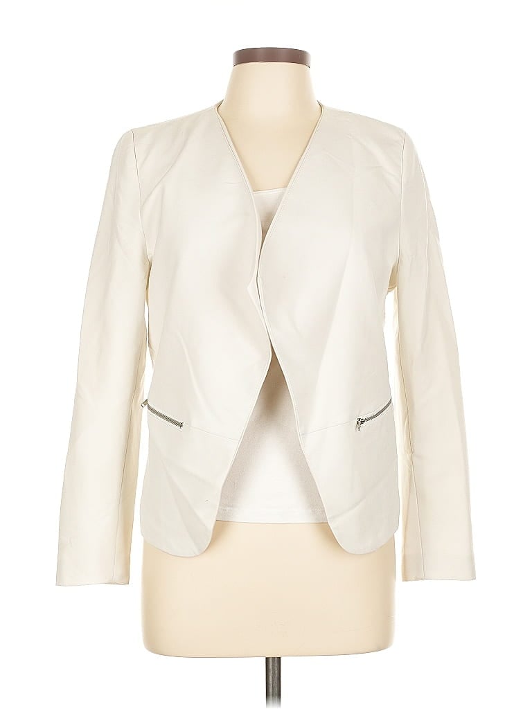 Pre-owned Assorted Brands Blazer Jacket In White