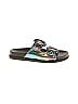 Schutz Silver Black Sandals Size 5 1/2 - photo 1