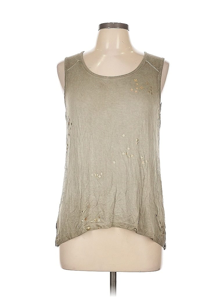 Pre-owned Cable & Gauge Sleeveless T-shirt In Gray