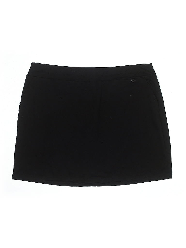 Pre-owned Jones New York Signature Active Skort In Black