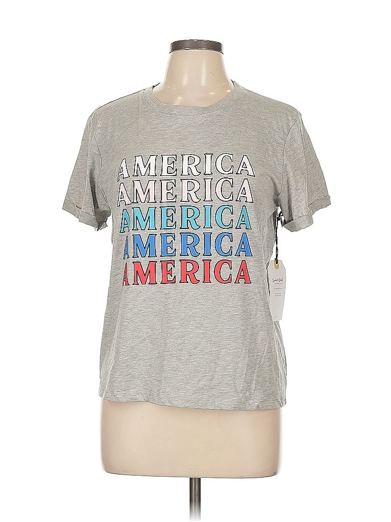 Assorted Brands Short Sleeve T-shirt In Gray