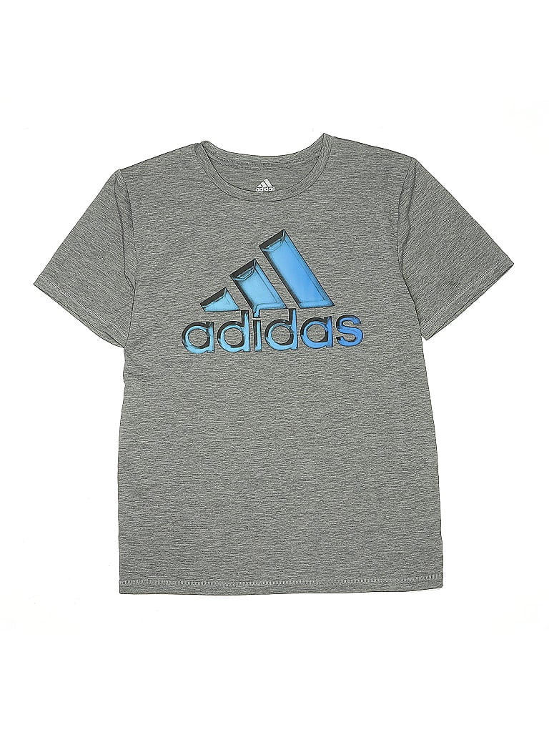 Click to view more detailed imagery on our partner's website Pre-owned Adidas Originals Kids' Active T-shirt In Gray