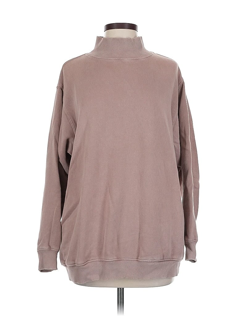 Pre-owned Aerie Turtleneck Sweater In Brown