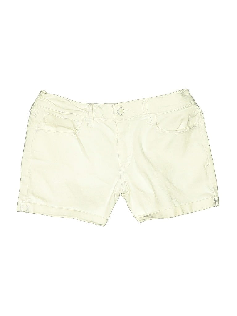 Pre-owned Abercrombie & Fitch Khaki Shorts In White