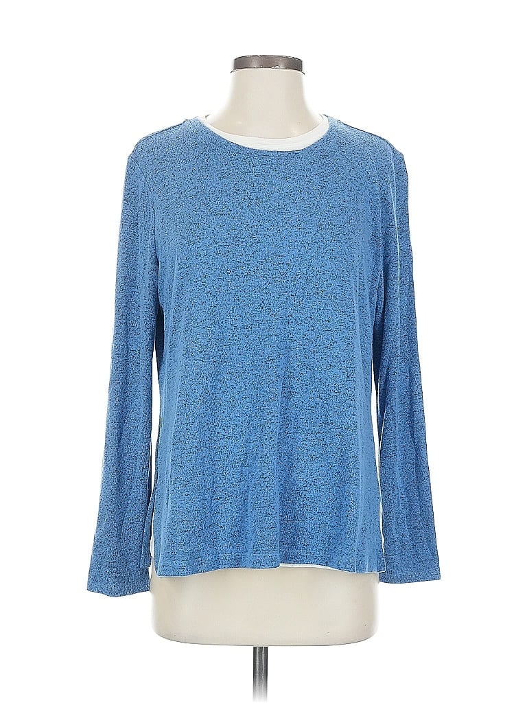 NIC + ZOE Pre-owned Pullover Sweater In Blue