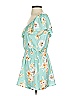 Suzanne Betro 100% Polyester Floral Teal Casual Dress Size S - photo 5